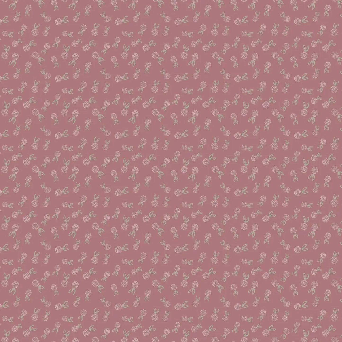 Small floral pattern on a pink background