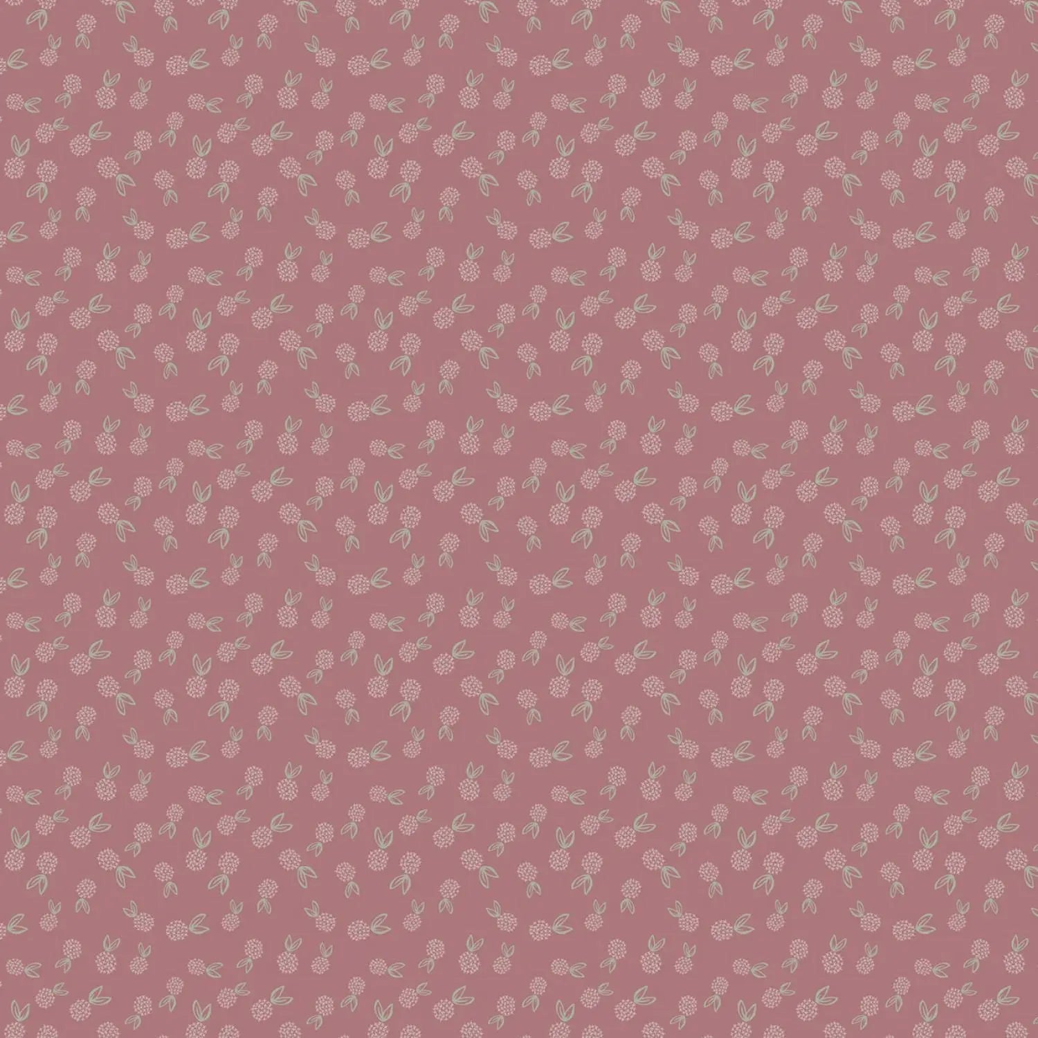 Small floral pattern on a pink background