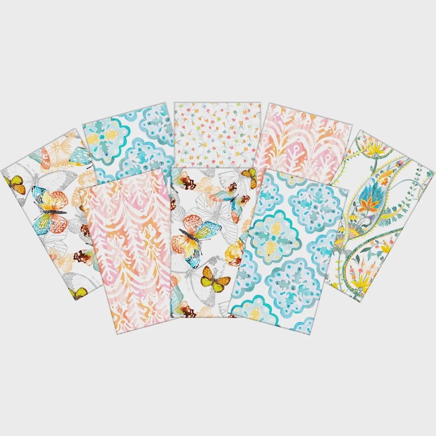 8 Pc Fat Eights Assorted 9" x 21" from Fabric Editions, 100% Quilt Cotton Fabric, Pre-Cut Fabric Groovy Quilt Co